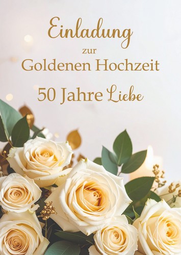 Einladung zur goldenen