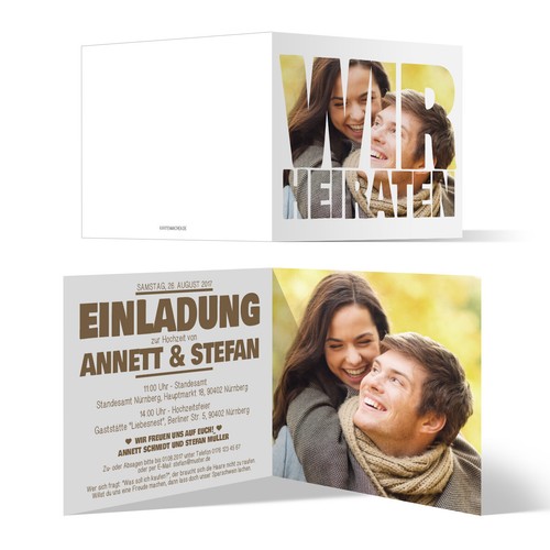 Einladungskarten hochzeit - einladungskarten,