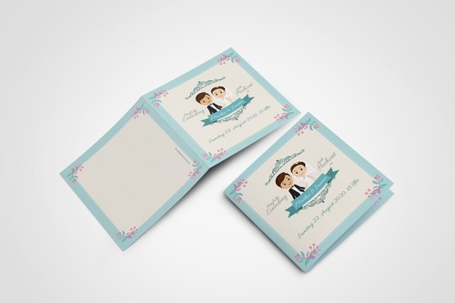 Hochzeitskarte großer tag - hochzeitskarte,