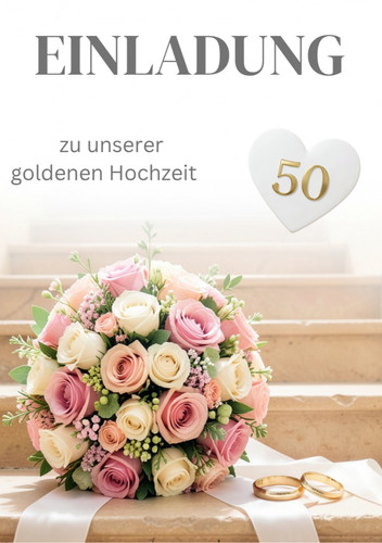 Einladung zur goldenen