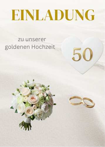 Einladung zur goldenen