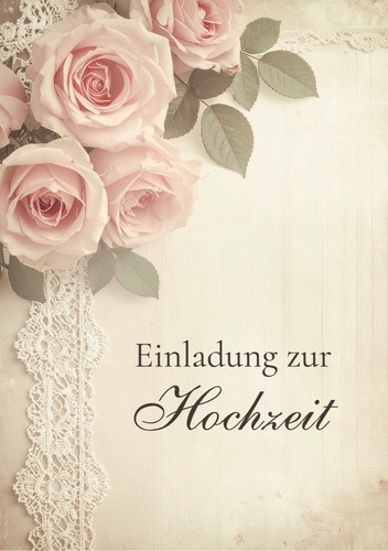 Hochzeitseinladung vintage - hochzeitseinladung,