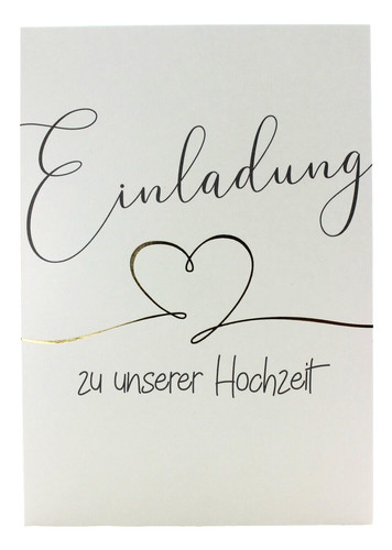 Einladungskarte zur hochzeit - zur,