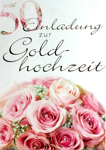 Einladungen zur goldenen - b&c,