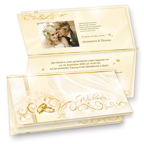 Elegante hochzeitskarten - elegante,