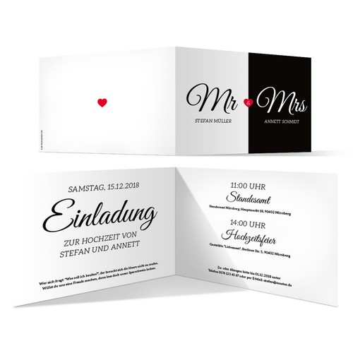 Hochzeit einladungskarten - hochzeit,