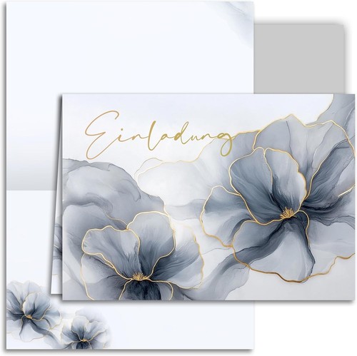 10x einladungskarten set - 10x,